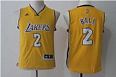 Youth Los Angeles Lakers #2 Lonzo Ball Yellow Swingman Jersey,baseball caps,new era cap wholesale,wholesale hats